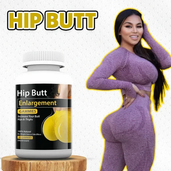 حبوب تكبير المؤخرة والورك Hip Butt Enlargement Gummies